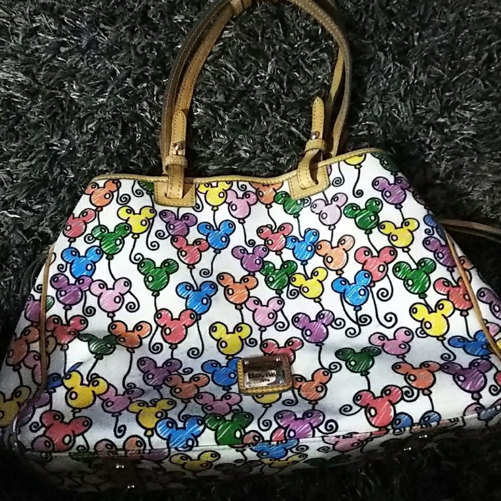 Dooney & burke mickey mouse balloon head purse